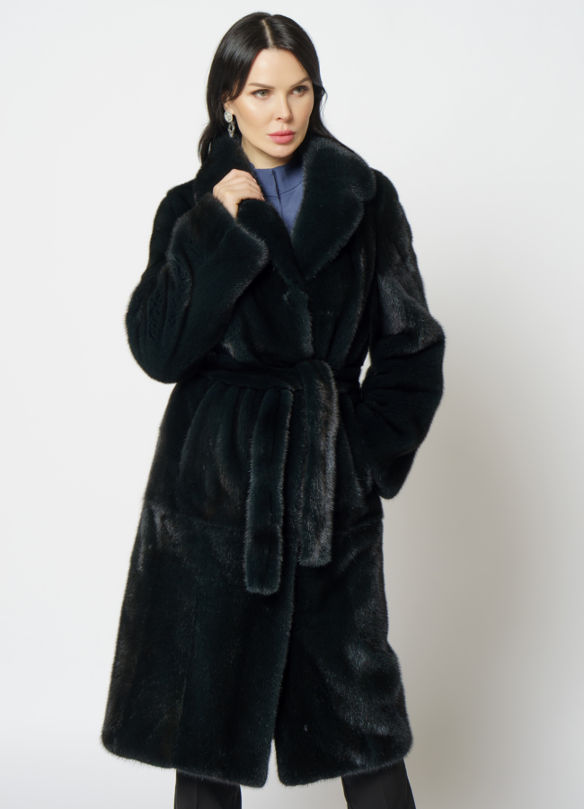 Норковая шуба модель № S-663 в кредит