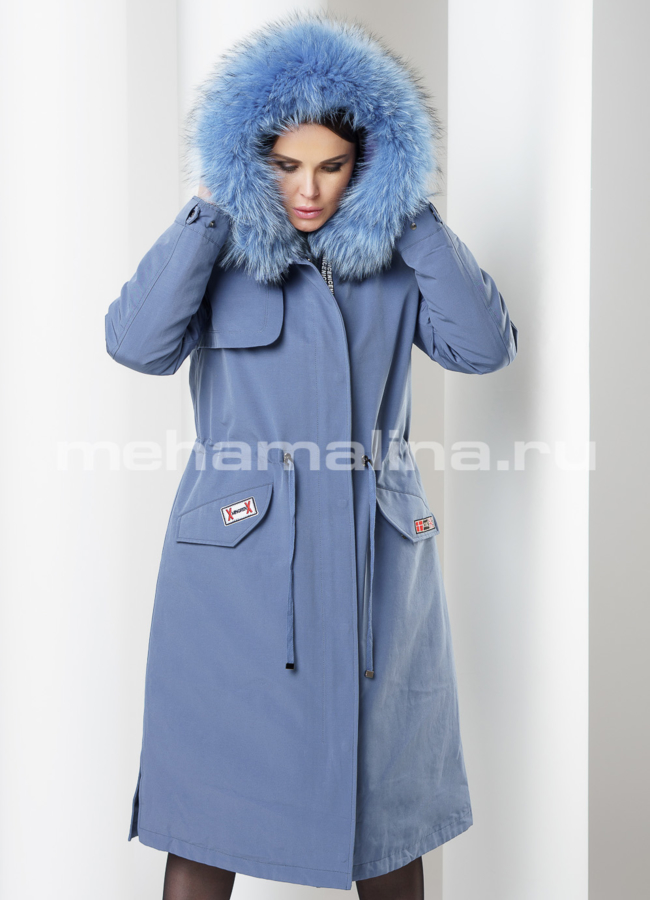 Женская парка модель № П-170 универмаг малина