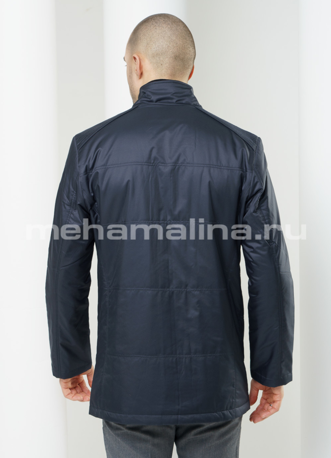 Куртка синего цвета модель № KP-128 в кредит