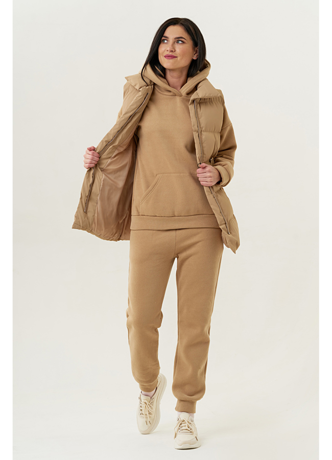 фото Костюм женский - худи+брюки+жилетка модель № 05