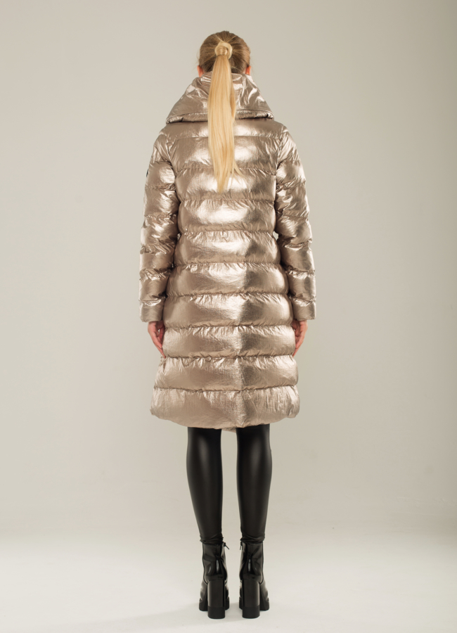 Пуховик ODRI  с высоким воротником модель № П-241 в кредит