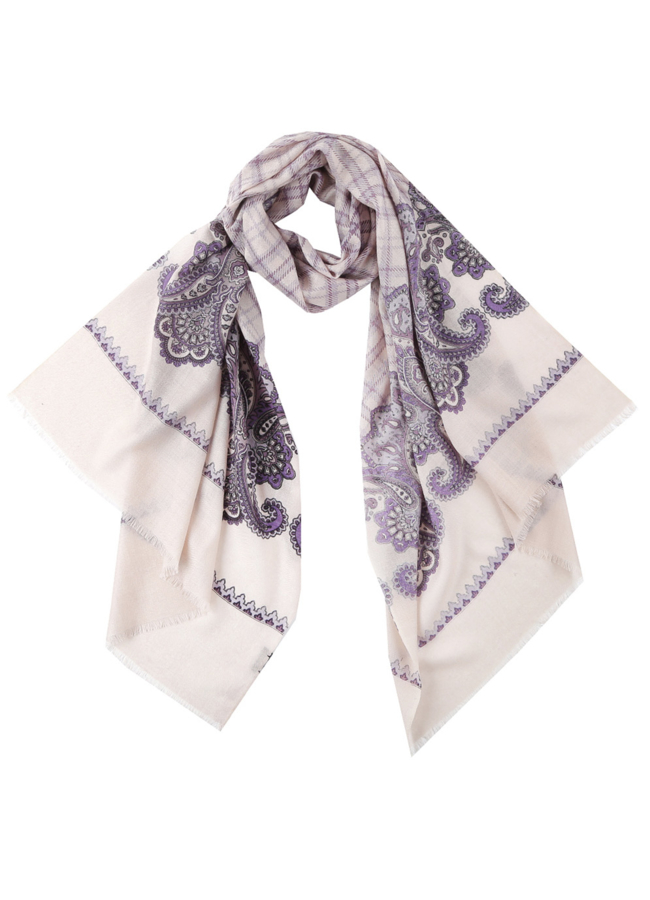 Палантин модель № А-80 меха малина