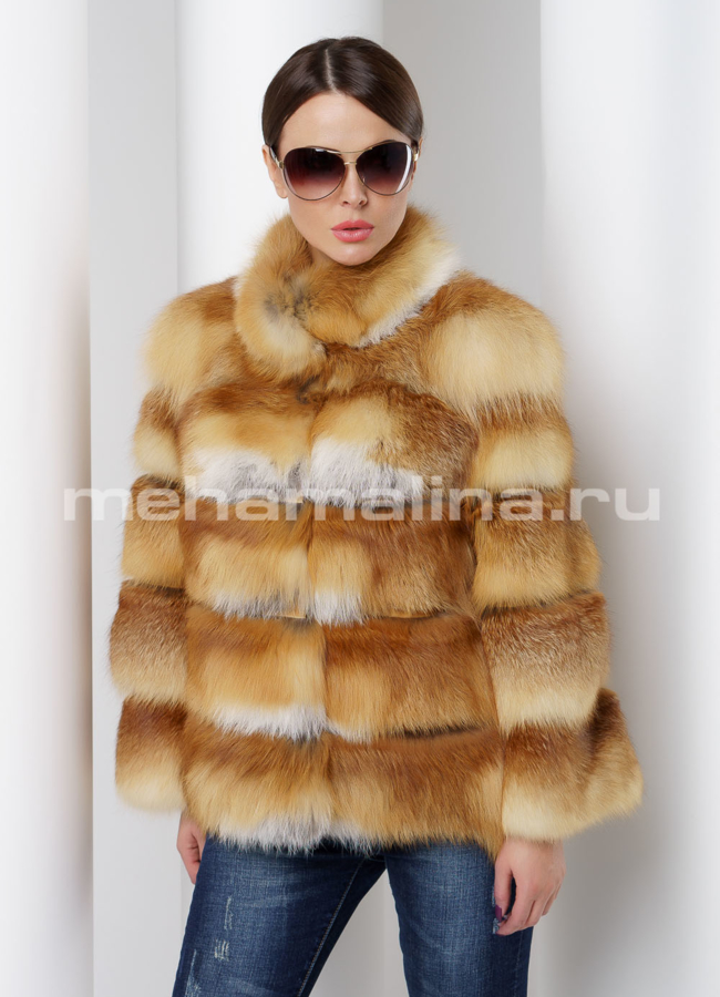Шуба лиса модель № S-530 универмаг малина