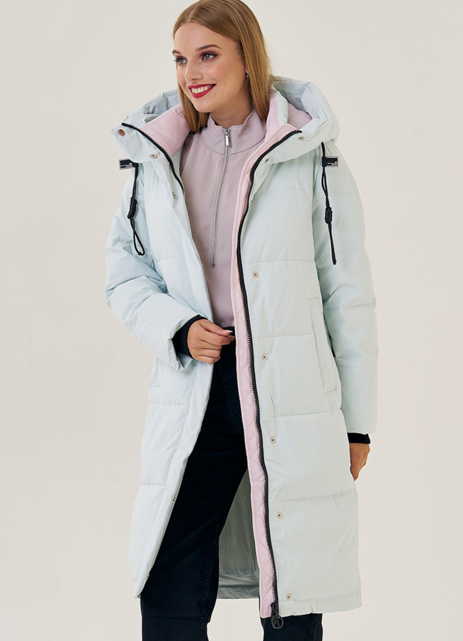 Пуховик женский с капюшоном  модель № 23315 в кредит