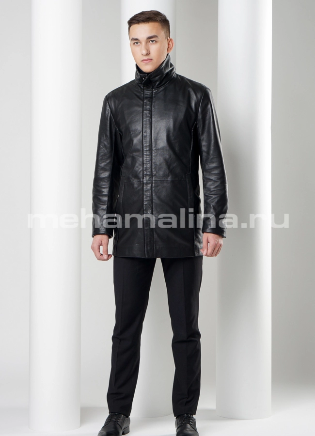 Кожаная куртка модель № KP-180 в рассрочку