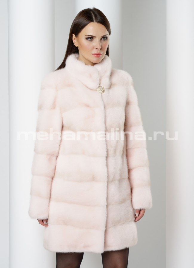 Норковая шуба модель № S-637 универмаг малина