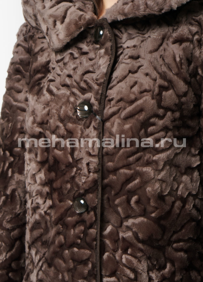 Шуба из овчины модель № S-618 универмаг малина