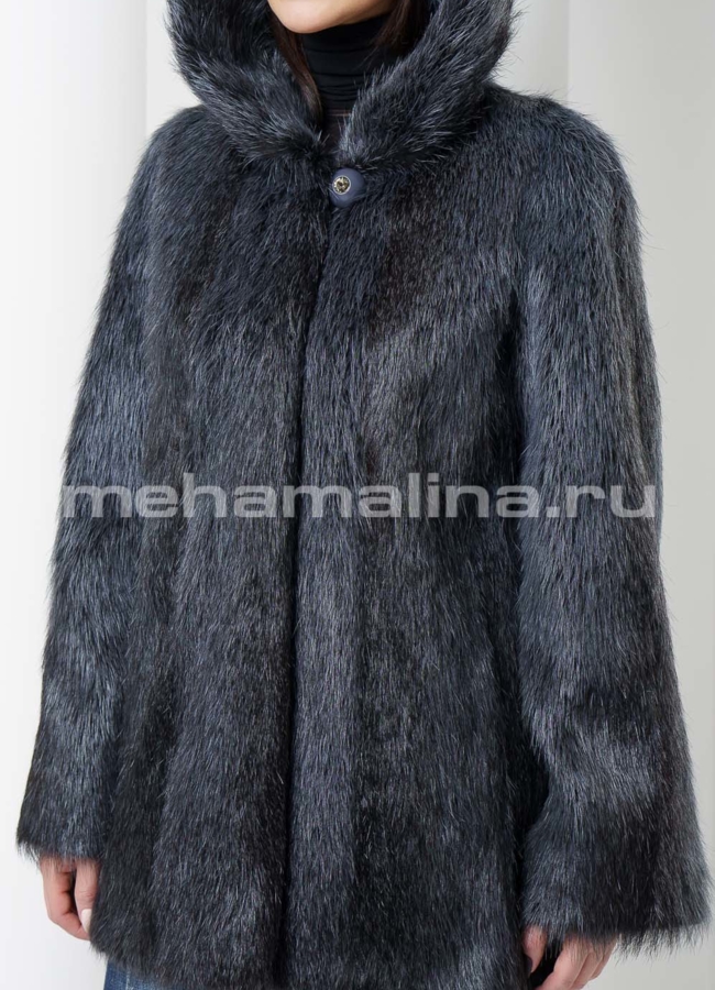 Укороченная шуба модель № S-557 в рассрочку