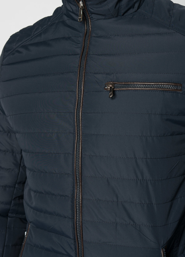 Утепленная мужская куртка в синем цвете модель № 21586 универмаг малина