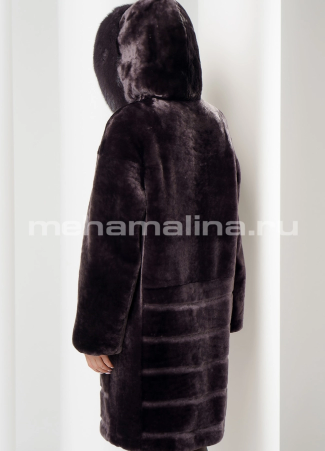 Шуба мутон модель № S-609 в кредит