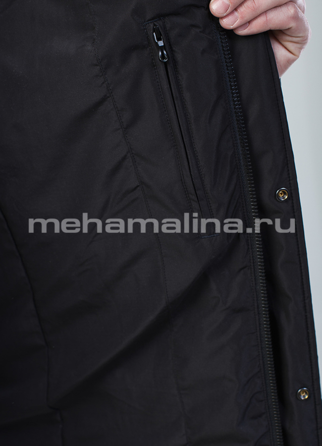 Пуховик зимний удлиненный модель № КМ-53 универмаг малина