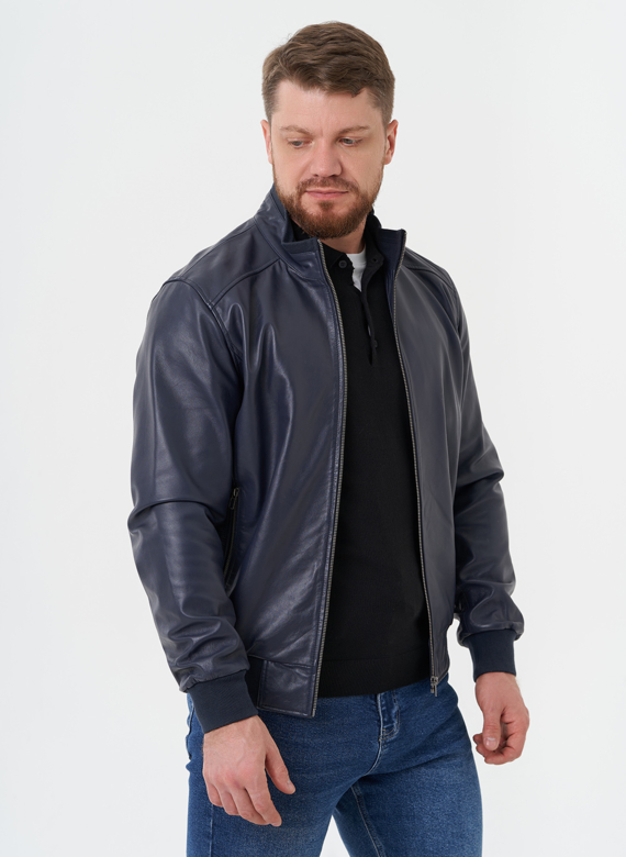 Мужская кожаная куртка 