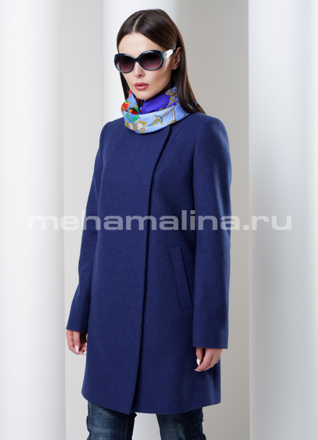 Пальто Avalon модель № BP-108 меха малина