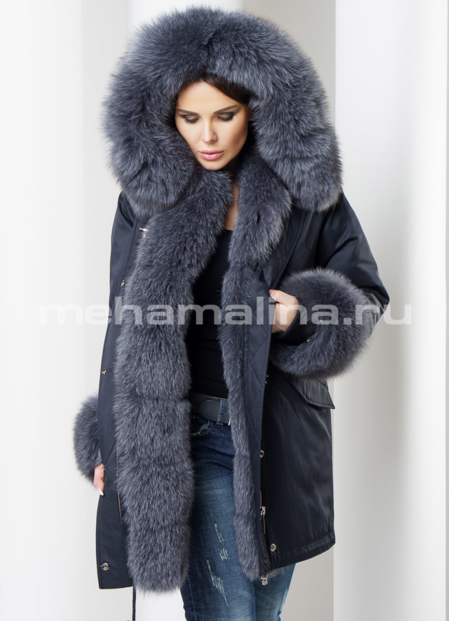 Женская парка модель № П-166 универмаг малина