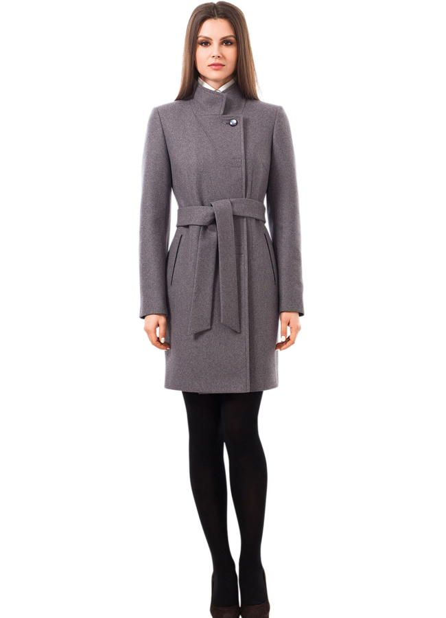 Пальто женское модель № BP-86 меха малина