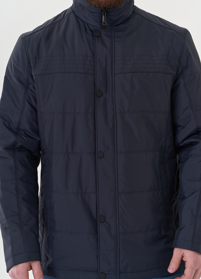 Мужская куртка синего цвета модель № 25626 универмаг малина