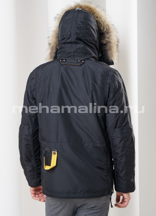 Пуховик черного цвета модель № KM-3 в кредит