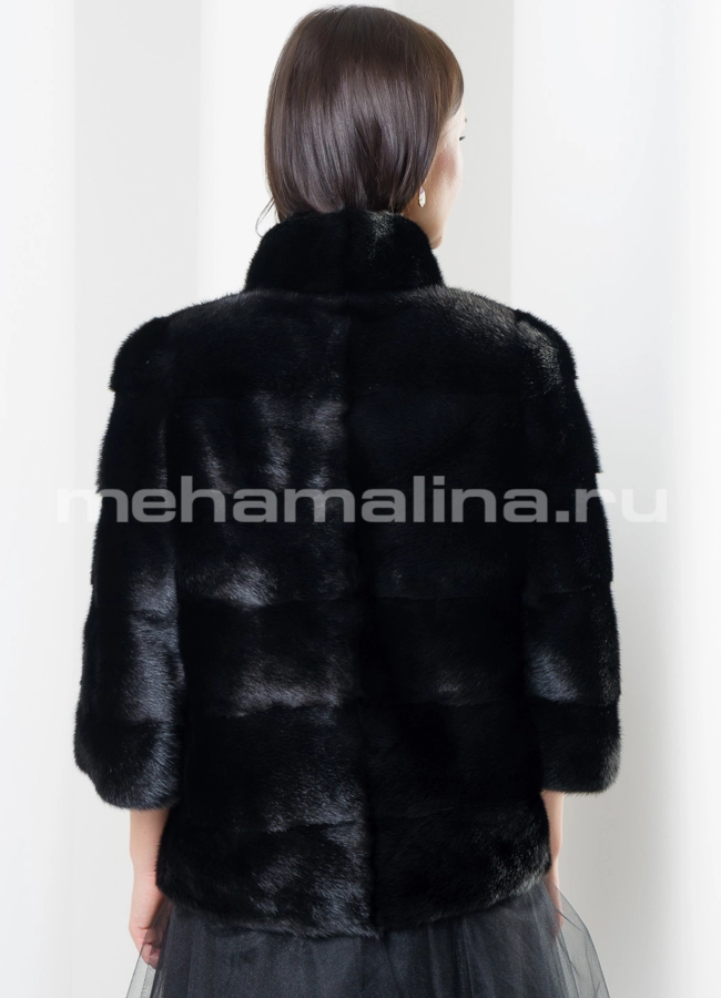 фото Шуба из норки укороченная  модель № S-442