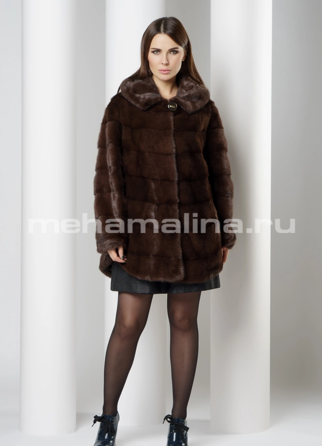 Шуба из норки модель № S-674 в рассрочку