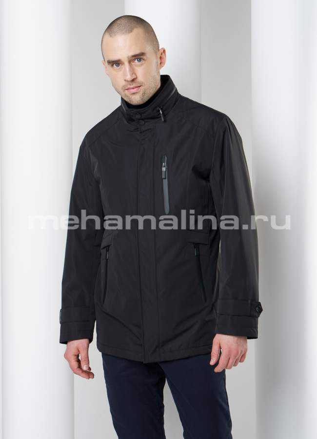 Куртка весенняя модель № KP-205 меха малина