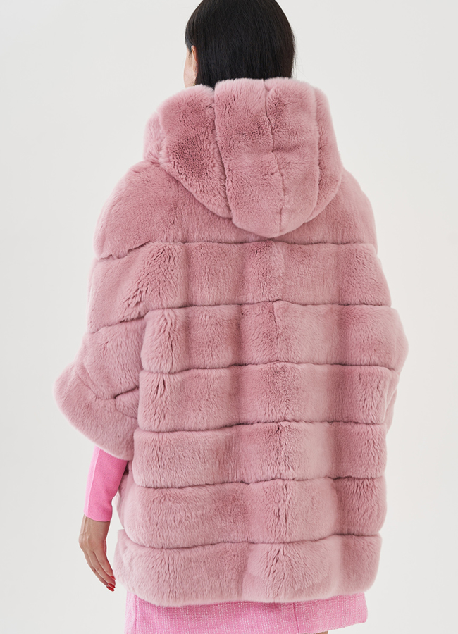 Короткая куртка из кролика модель № 81802 в кредит