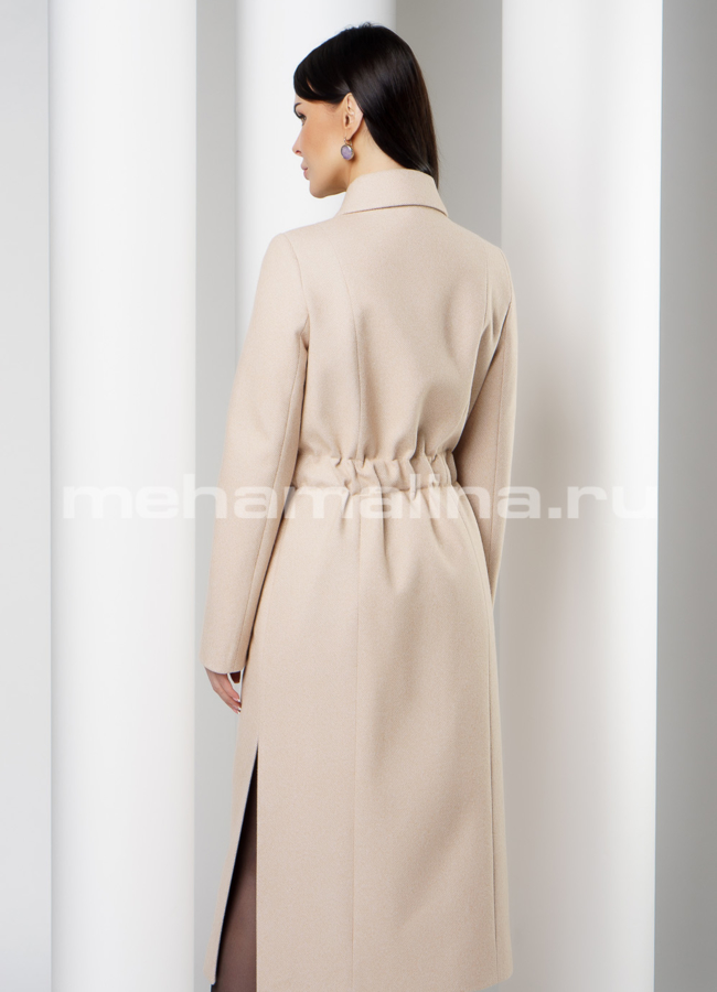 Женское пальто с отложным воротником модель № 518 в кредит
