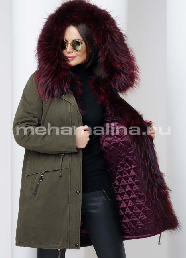 Парка женская модель № П-95 универмаг малина