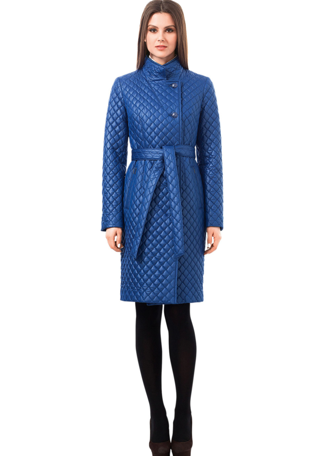 Пальто модель № BP-68 меха малина