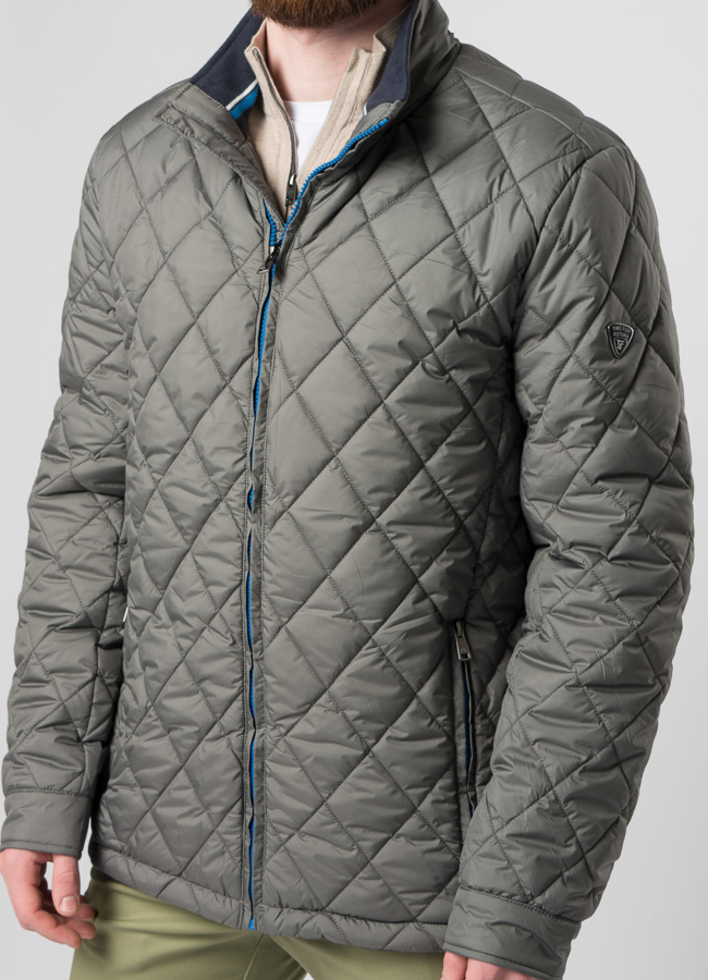 Мужская утепленная куртка на молнии модель № M9032 универмаг малина