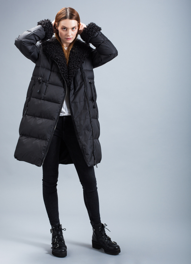 Пуховик женский модель № П-349 универмаг малина