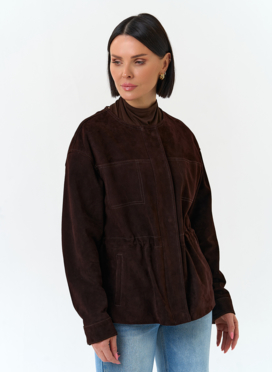 Жакет из натуральной замши