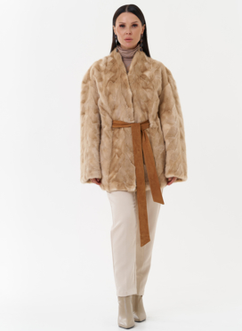 Женская шуба из скандинавской норки