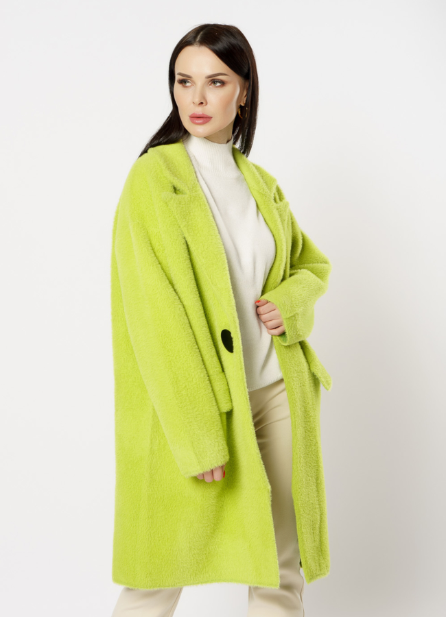 Кардиган салатового цвета модель № 18309 универмаг малина