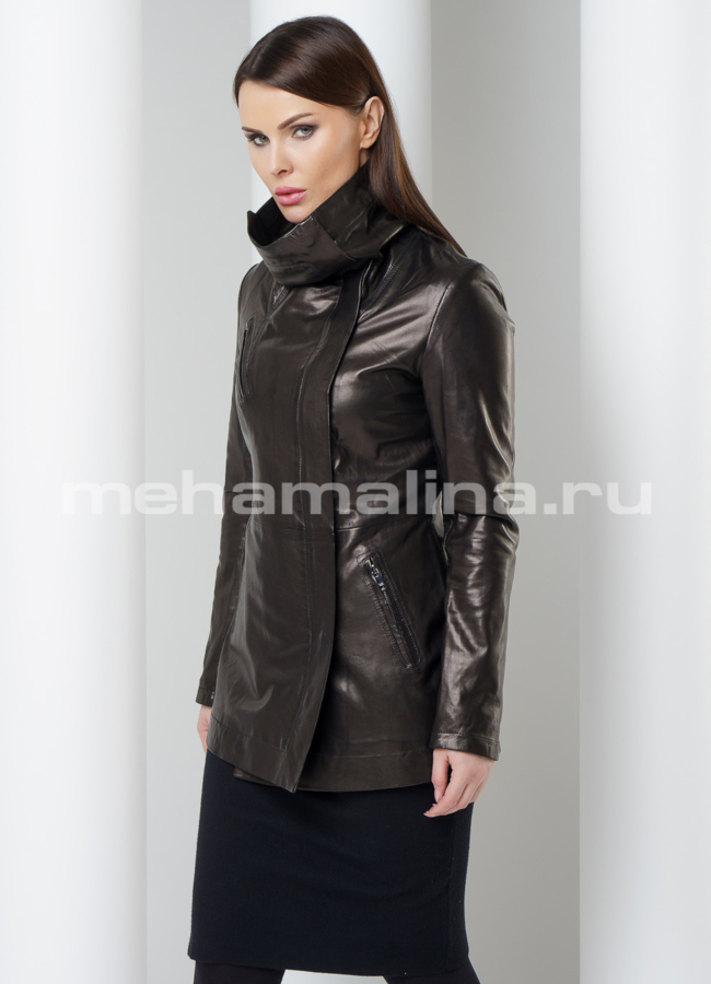 Удлиненная куртка модель № K-414 универмаг малина