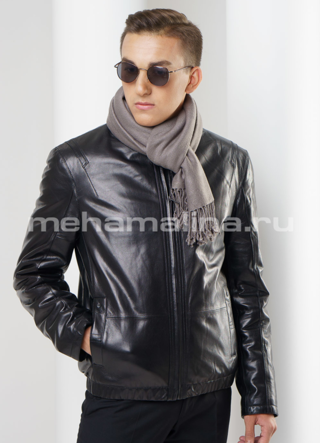 Мужская дубленка модель № DM-105 универмаг малина