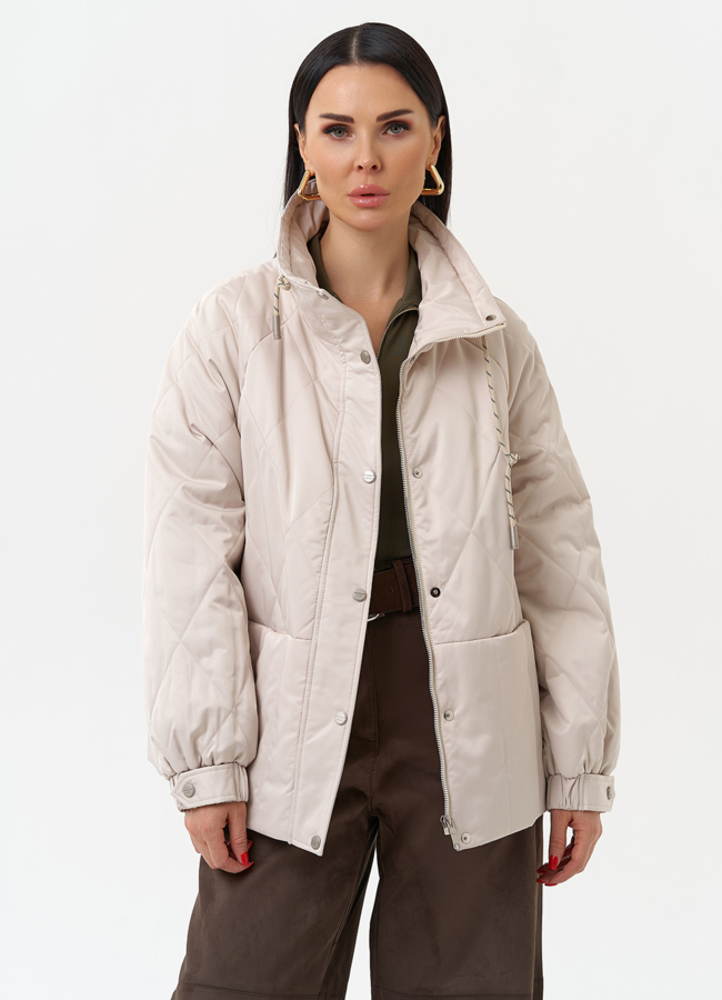 Женская утепленная куртка с воротником стойкой модель № 30036 универмаг малина