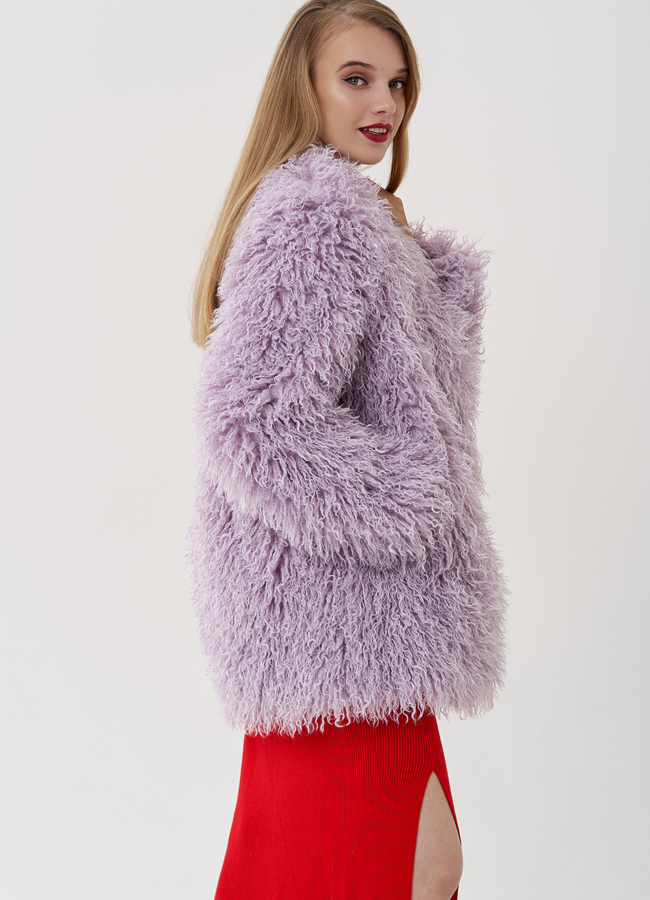 Полупальто их эко меха модель № 81230 в кредит