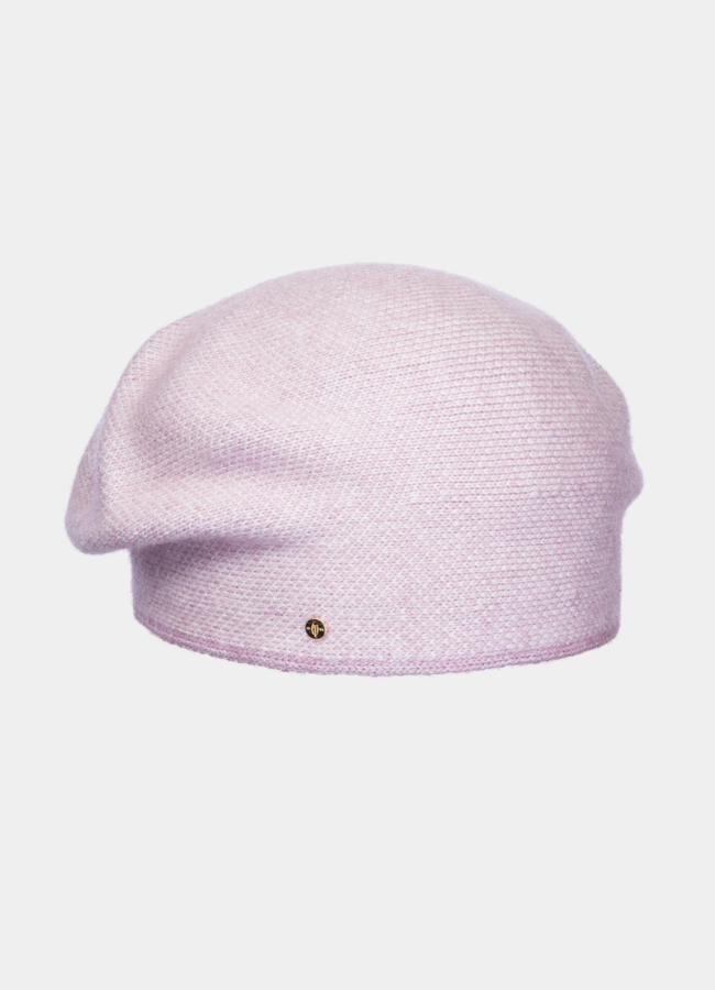 Берет модель № А-96 меха малина