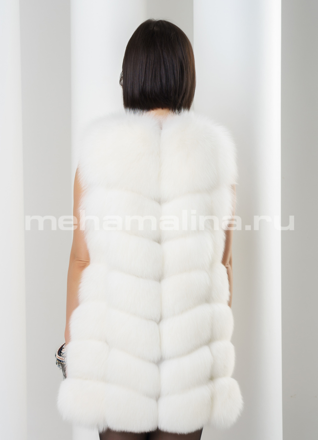 фото Жилет из песца модель № M-108