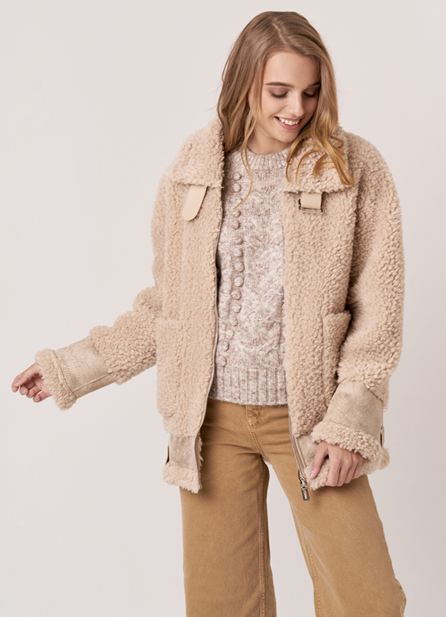 Женская куртка из шерсти модель № 19429 в рассрочку