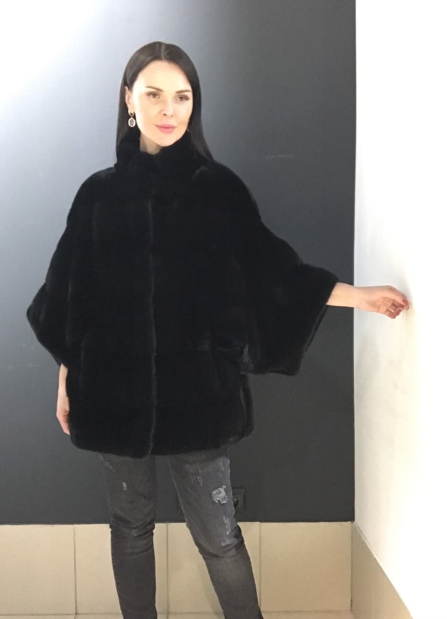 Меховая куртка Ego модель № S-750 универмаг малина