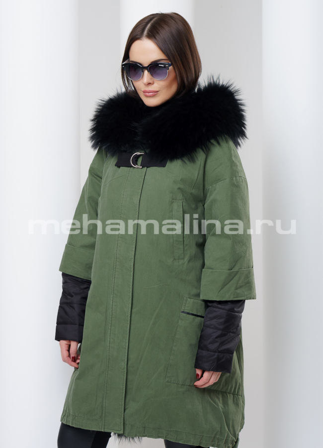 Парка женская модель № П-96 универмаг малина