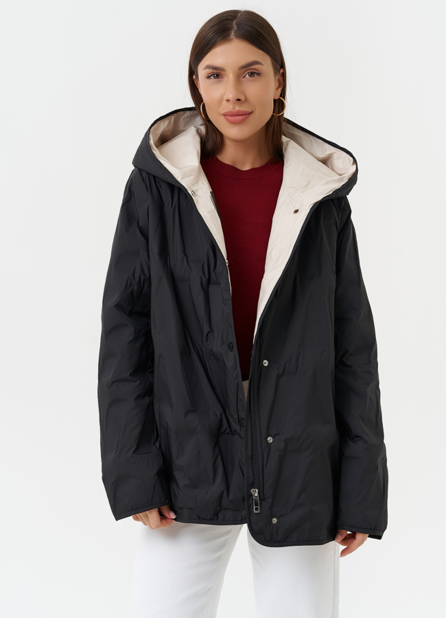 Женская куртка с капюшоном модель № 27875 универмаг малина