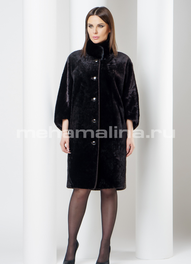 Шуба из мутона модель № S-558 в рассрочку