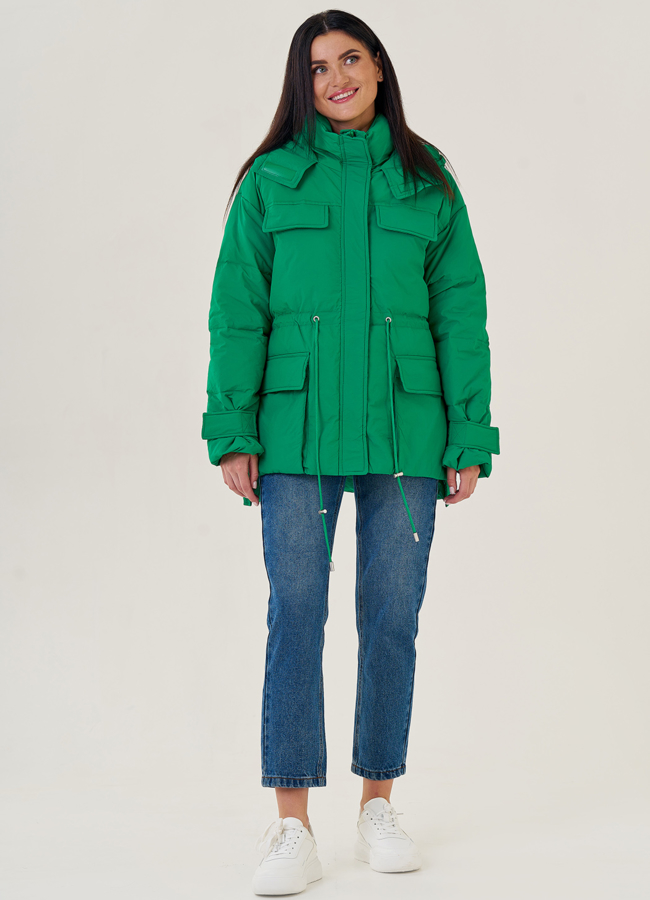 Женская куртка оверсайз Malina Siberian модель № 23235 универмаг малина