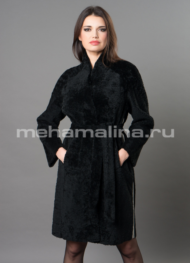 Шуба премиум модель № D-239 меха малина