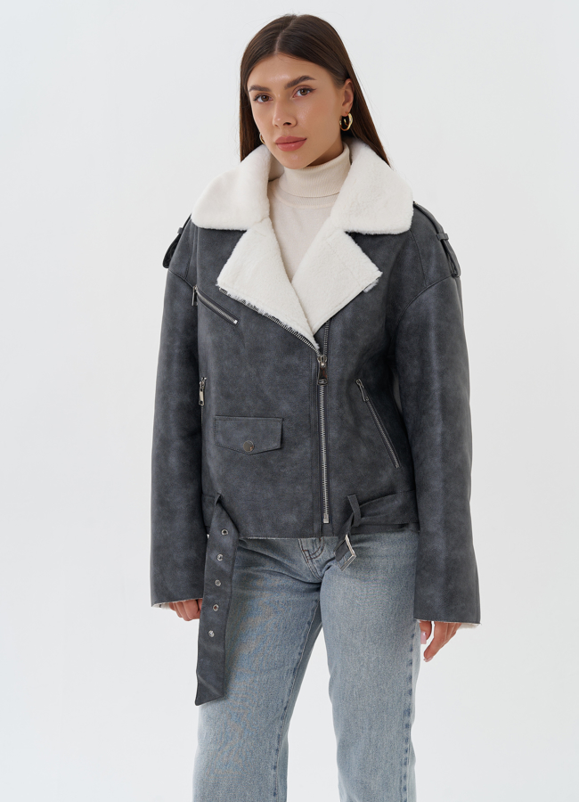 Эко дубленка 