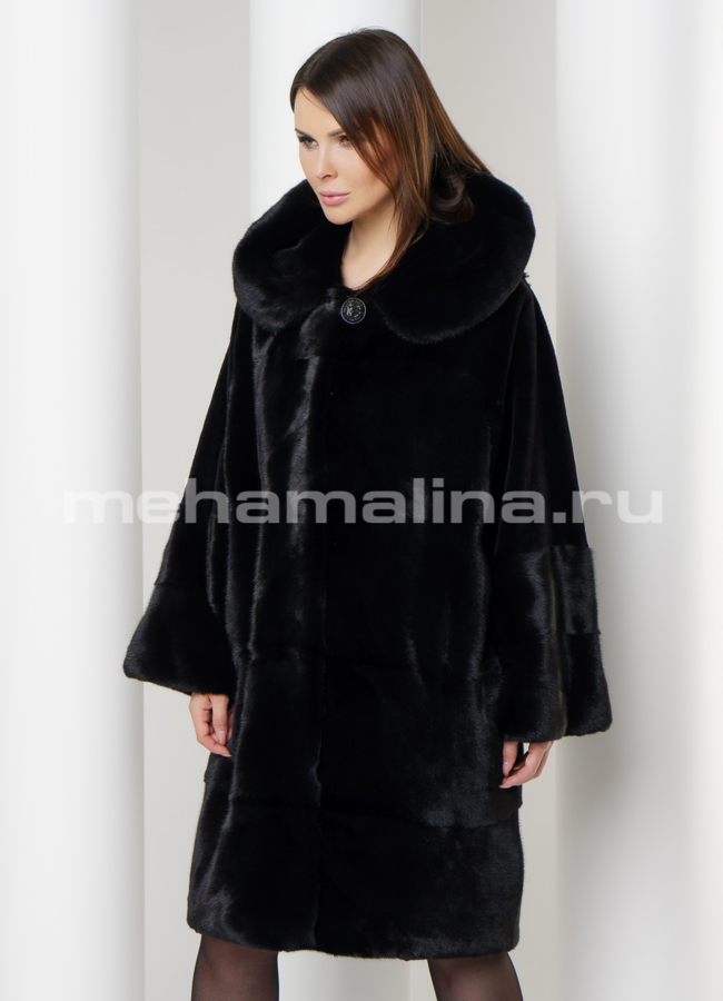 фото Шуба из скандинавской норки модель № S-576