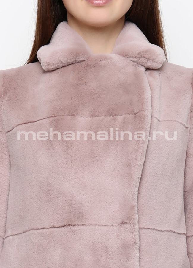 Эко шуба бежевого цвета модель № 751 универмаг малина