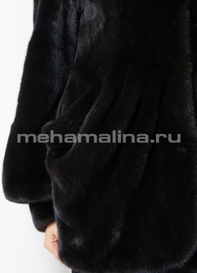 Норковая шуба модель № S-656 универмаг малина